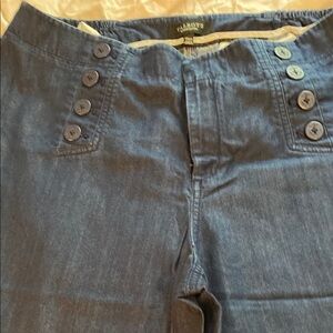 Talbots Blue High Rise Jeans with Nautical Charm